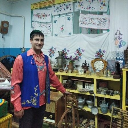 В музее Чистопольского села побывал гость из Кемерово