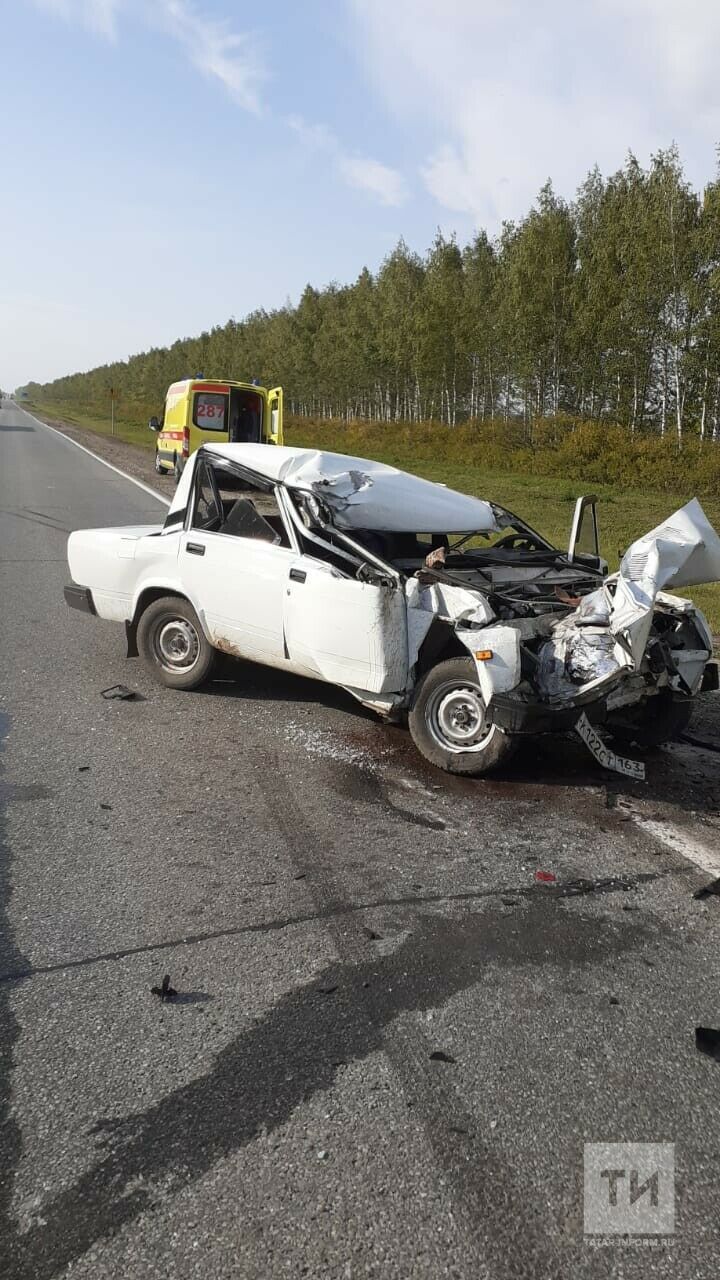 На трассе Апастово-Буинск произошло ДТП