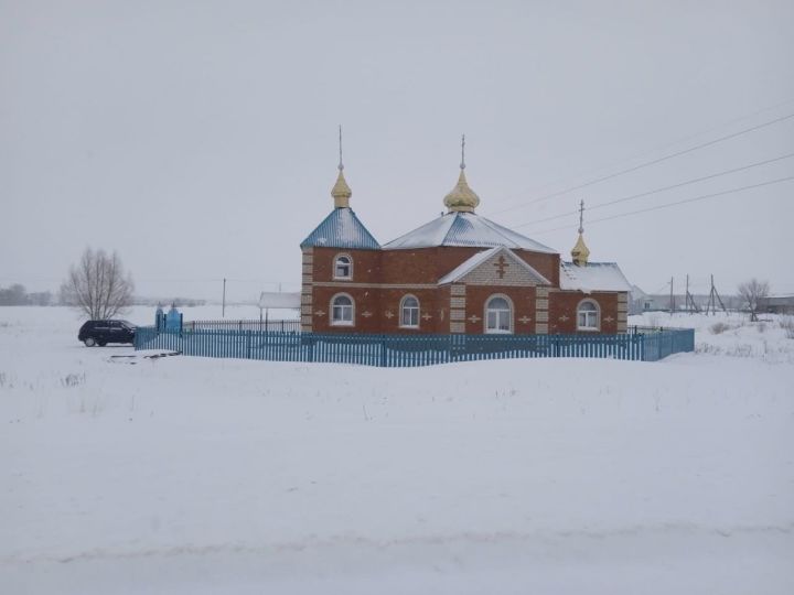 В Отдание праздника Рождества Христова в селе Алексеевка состоялось богослужение на чувашском языке
