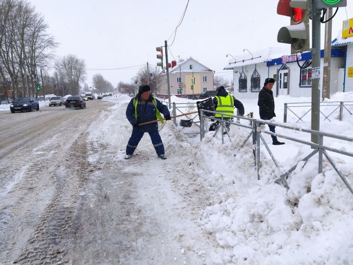 Чистопольцы жалуются на качество очистки улиц от снега