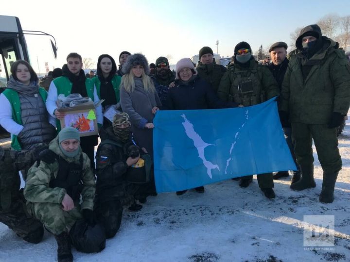 На Сахалине прошла отправка мобилизованных татар