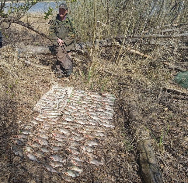 В Алексеевском районе полицейские задержали рыбака-браконьера