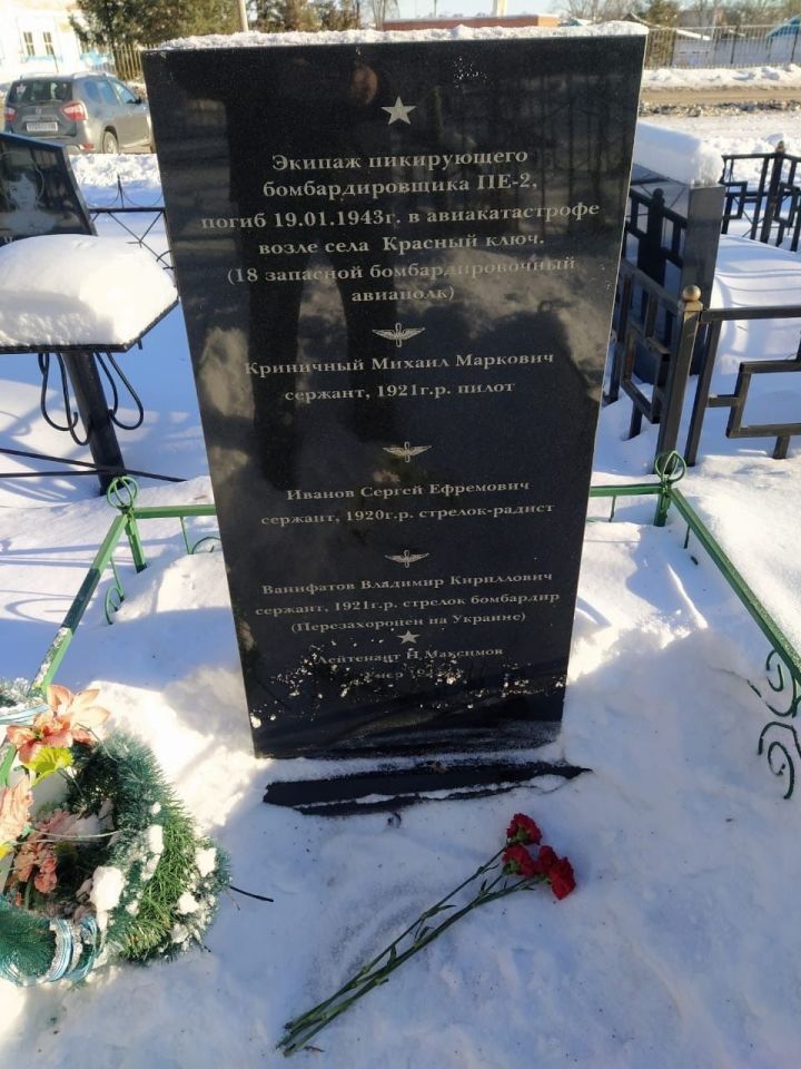 Урок памяти в чистопольской гимназии посвятили 80-летию со дня гибели экипажа самолета ПЕ-2