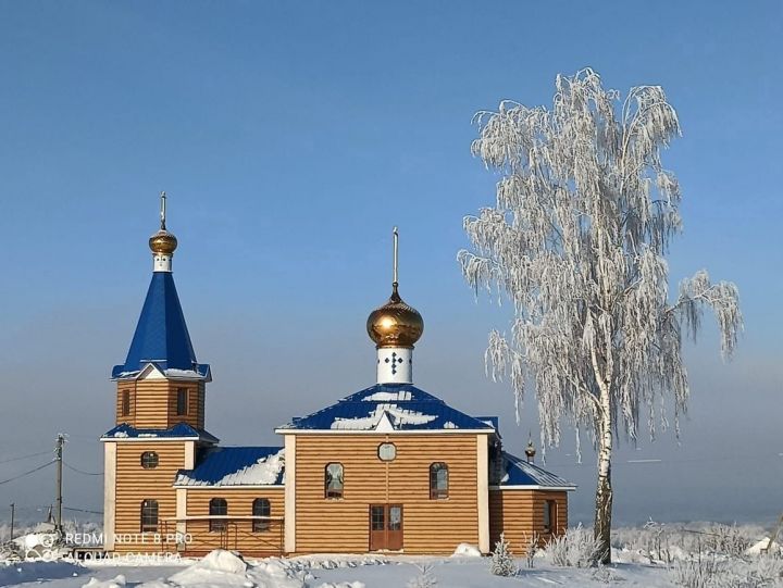 В чистопольском сельском храме завершены работы по обшивке здания