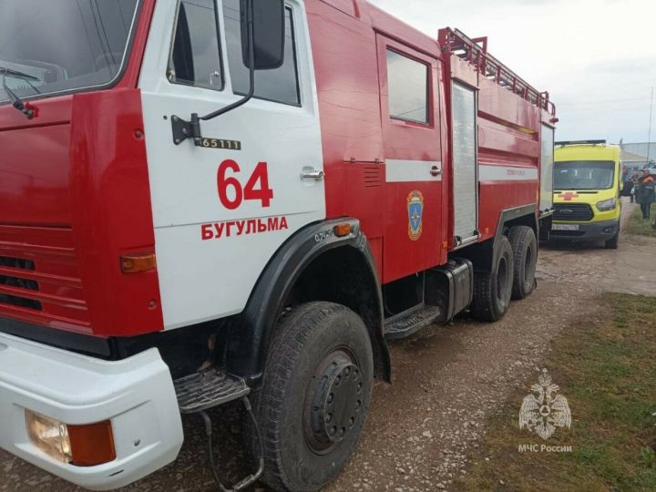 В утреннем пожаре в Бугульме погиб мужчина
