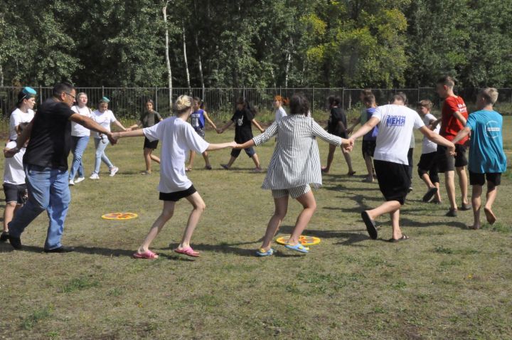 В лагере «Березка» прошло мероприятие «Народные игры и забавы»