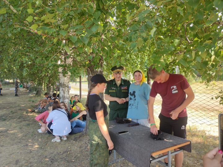 В палаточном лагере Чистополя побывал начальник регионального штаба патриотического движения «Юнармия»