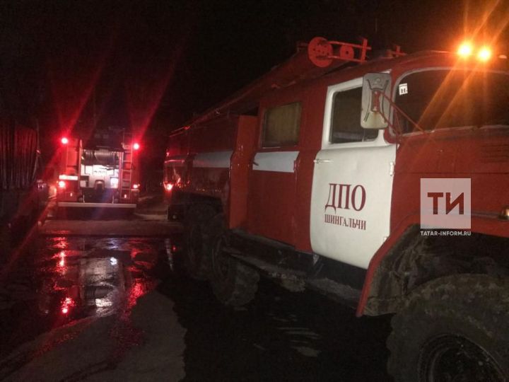 В Зеленодольске в ночном пожаре погиб 31-летний мужчина