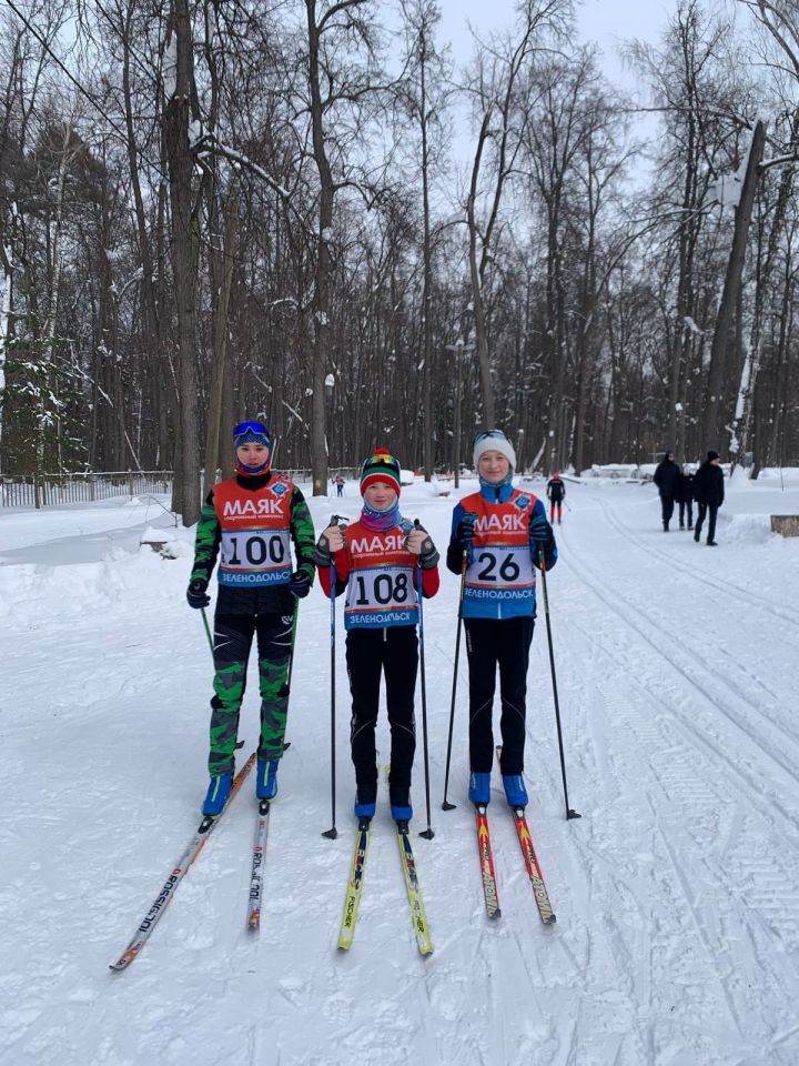Чистопольские спортсмены приняли участие в первенстве РТ по лыжным гонкам