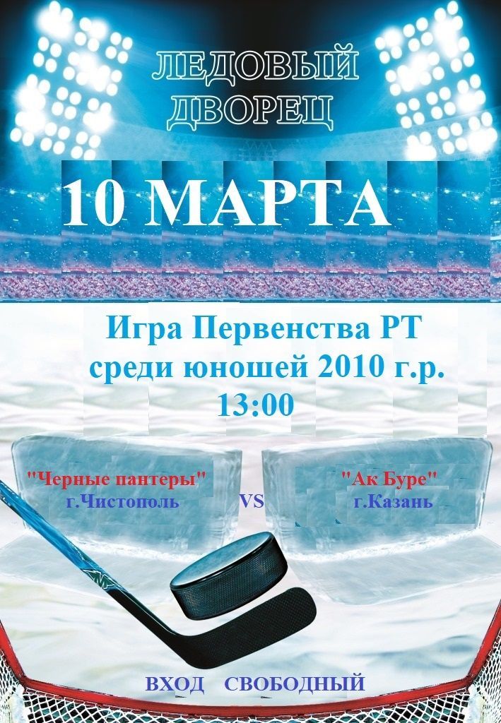 Чистопольские хоккеисты сыграют с командой из Казани