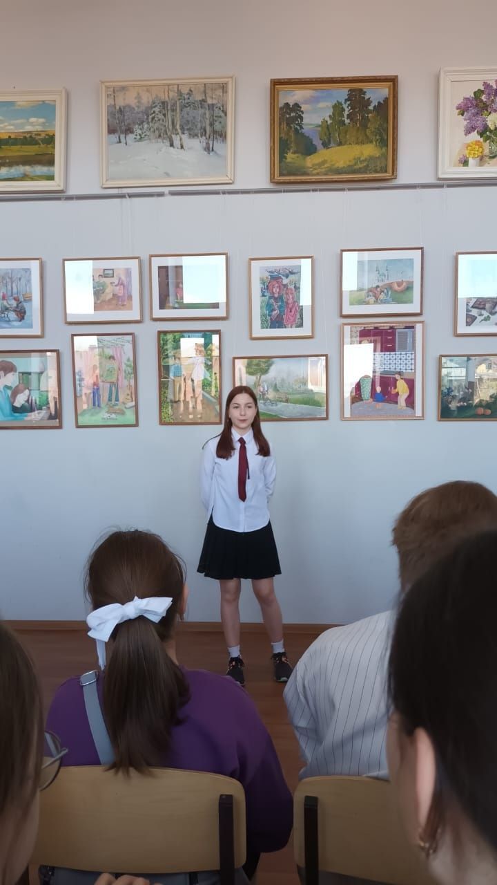 В чистопольской художественной школе состоялось открытие выставки «Семейные ценности»