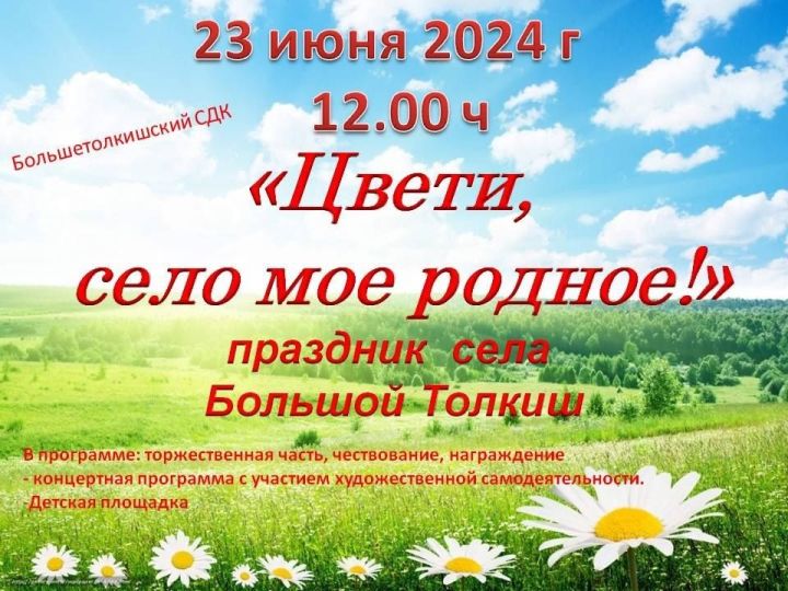 Жителей Чистопольского района приглашают на праздник села