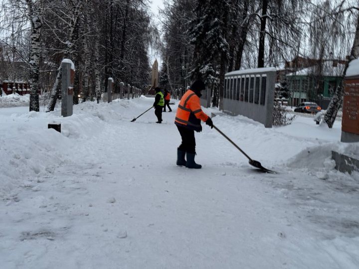 Сильный ветер и метель прогнозируются в Чистополе