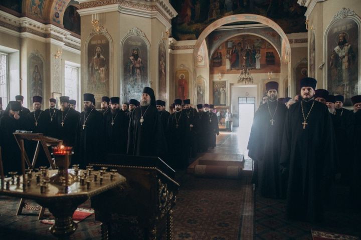 Общая исповедь духовенства прошла в Чистопольской епархии