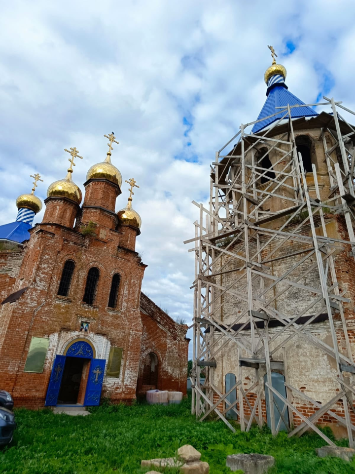 В старинном храме Чистопольского района возобновились богослужения