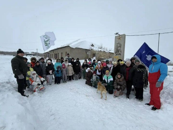 В селе Чистопольского района прошёл семейный фестиваль «Снежный компас»