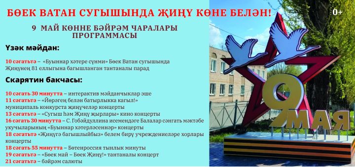 Парад, концертлар һәм салют: Чистайда Җиңү көнен ничек билгеләп үтәчәкләр