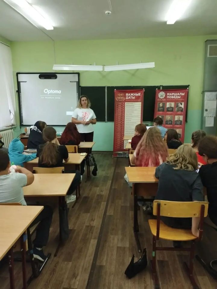 Память о трагедии: учащиеся школы Чистопольского района почтили годовщину аварии на ЧАЭС