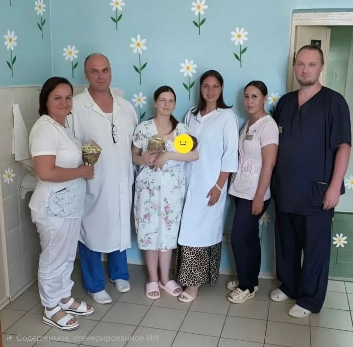В чистопольском роддоме поздравили молодых мам с Днём семьи, любви и верности