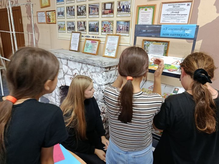 В селе Чистопольского района напомнили детям о правилах дорожной безопасности