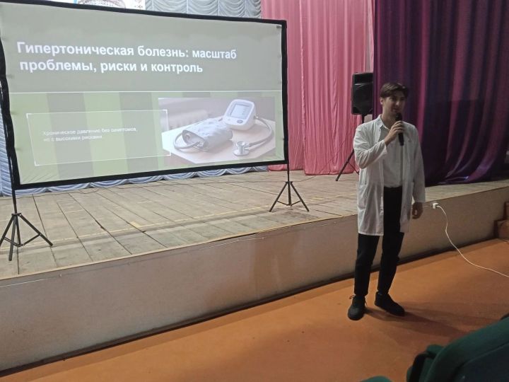 В селе Чистопольского района прошла беседа о диспансеризации и профилактике гипертонии