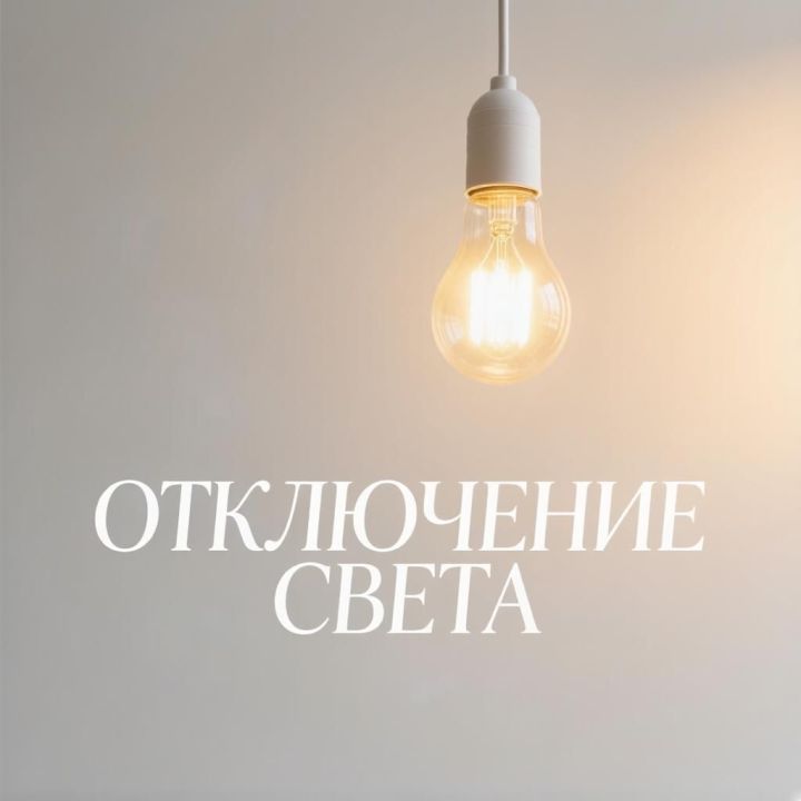 Чистопольцев предупреждают о плановом отключении света