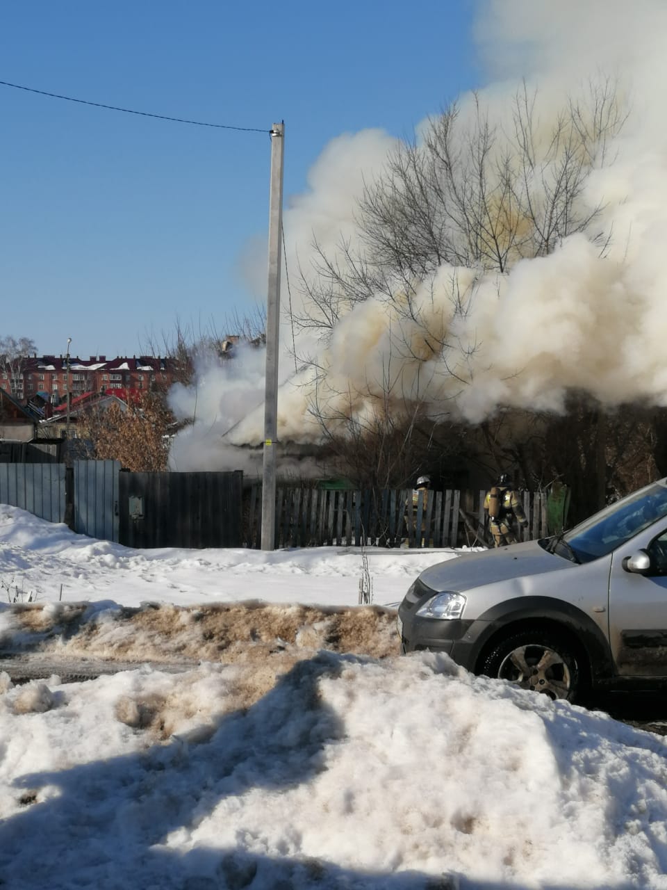 Пожар в Чистополе: горит дом