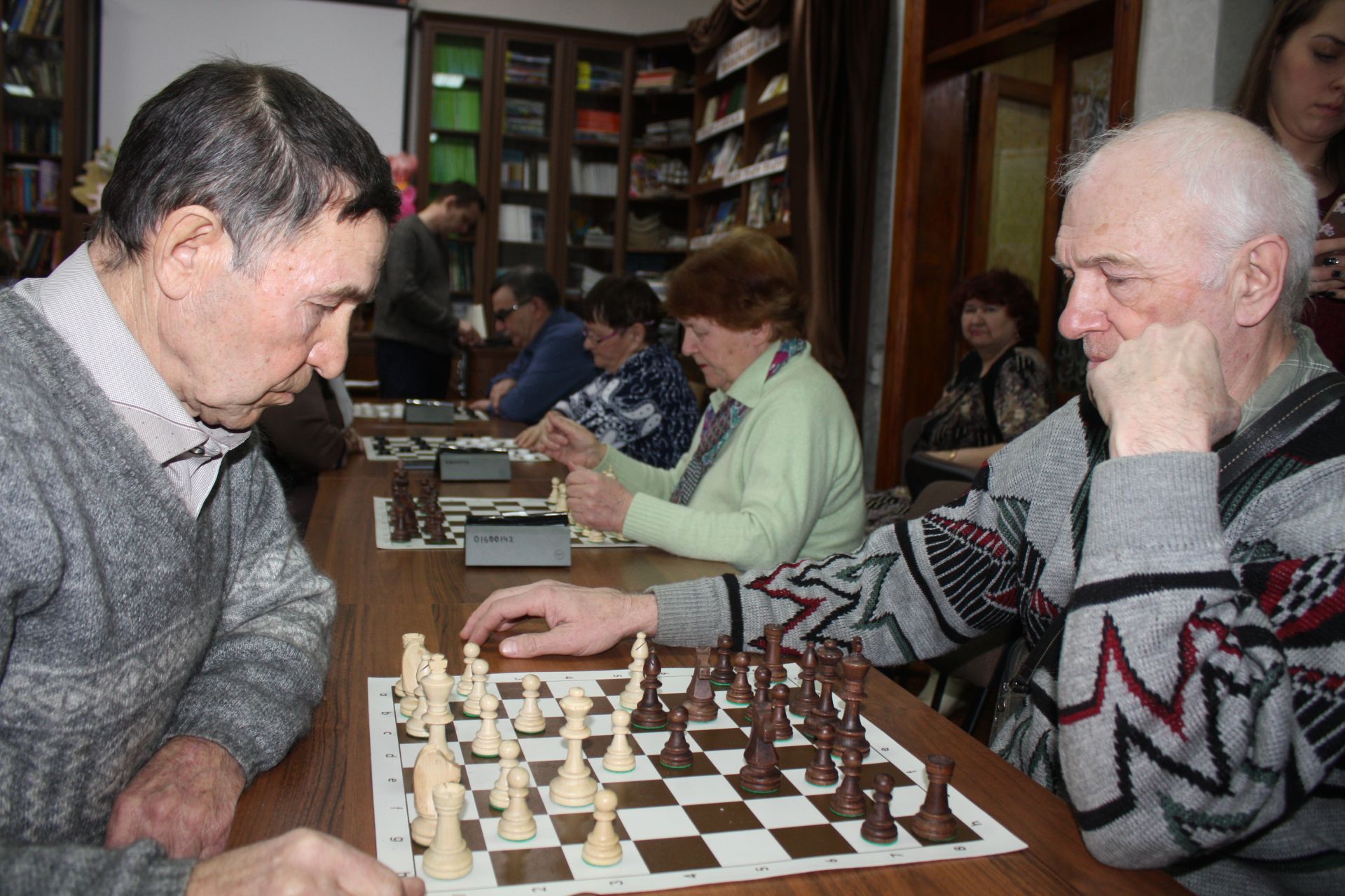Владимир Либерзон за шахматной доской