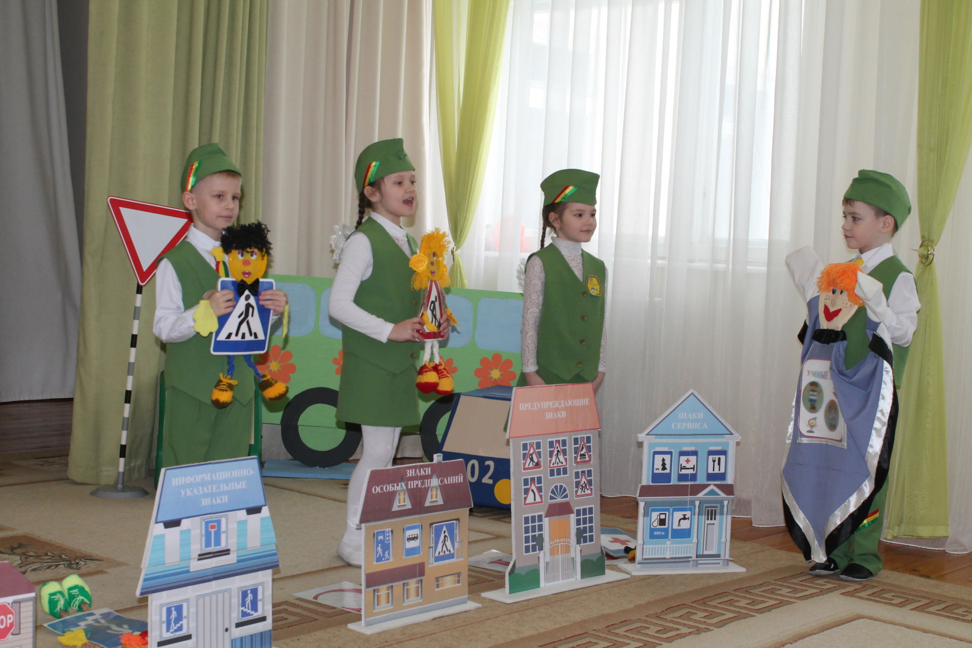 Чистопольские дошкольники демонстрировали знания дорожных правил