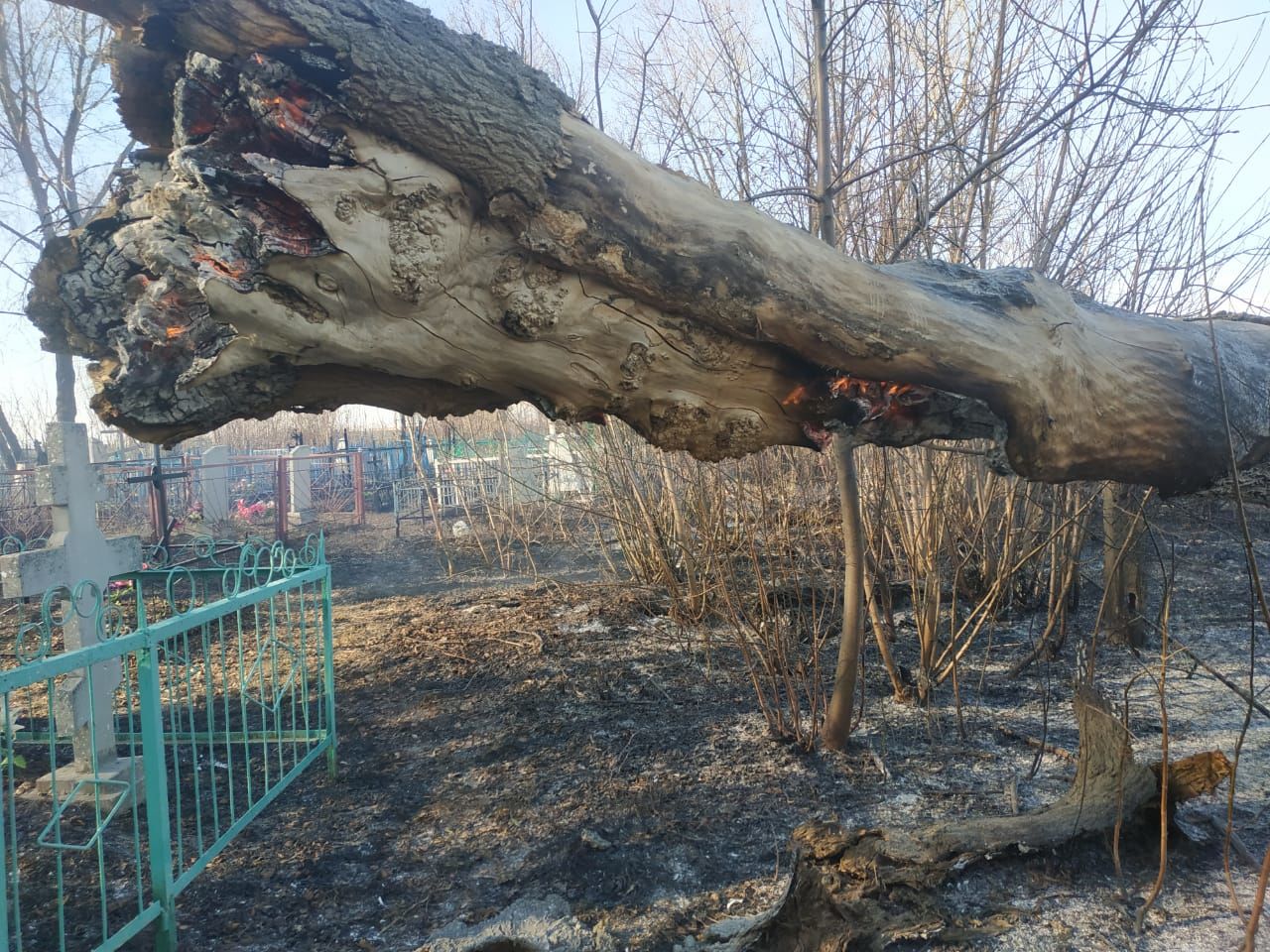 За неделю чистопольские пожарные 5 раз выезжали тушить горевшую сухую траву