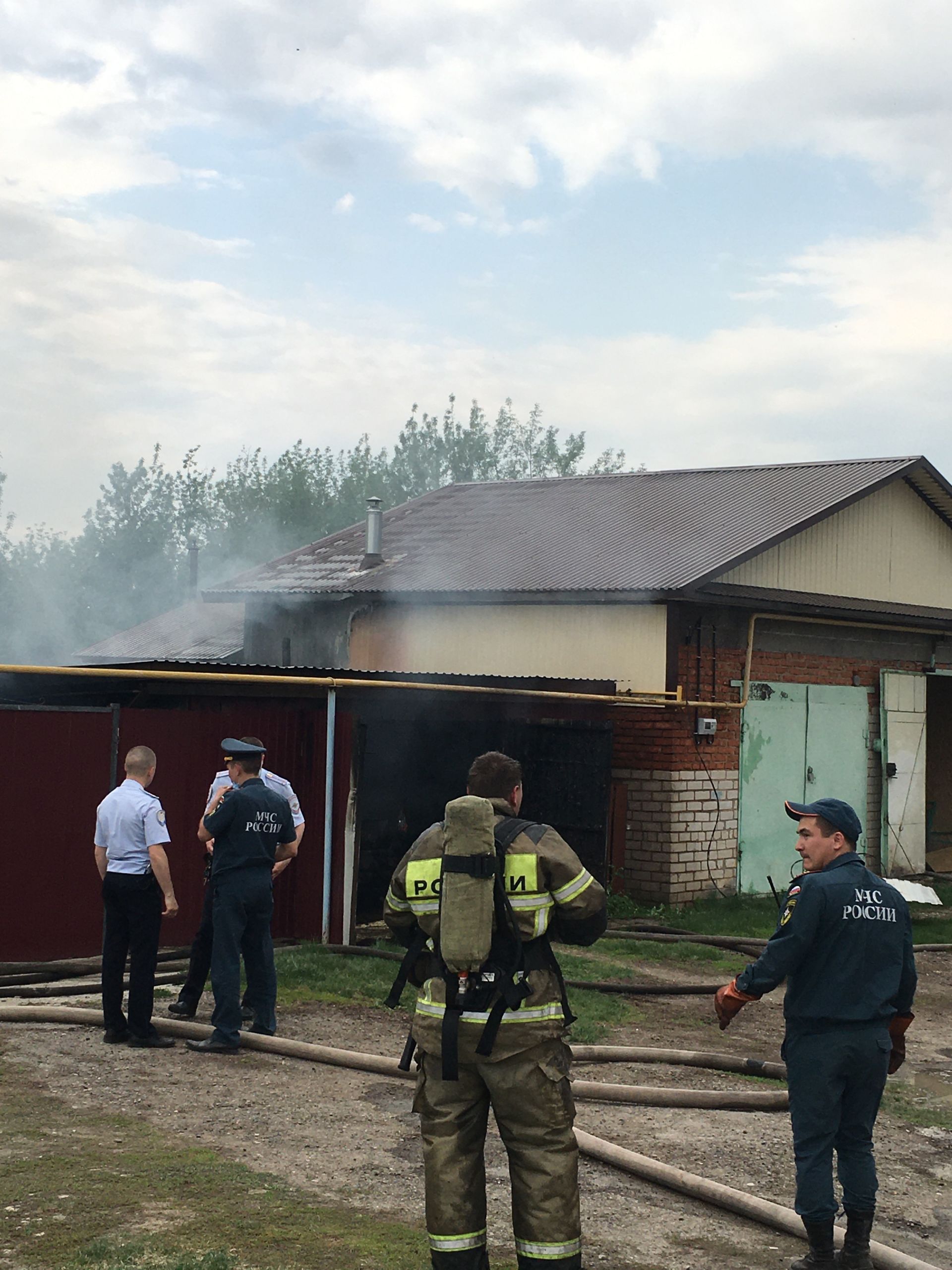 В Чистополе в результате пожара сгорел автомобиль