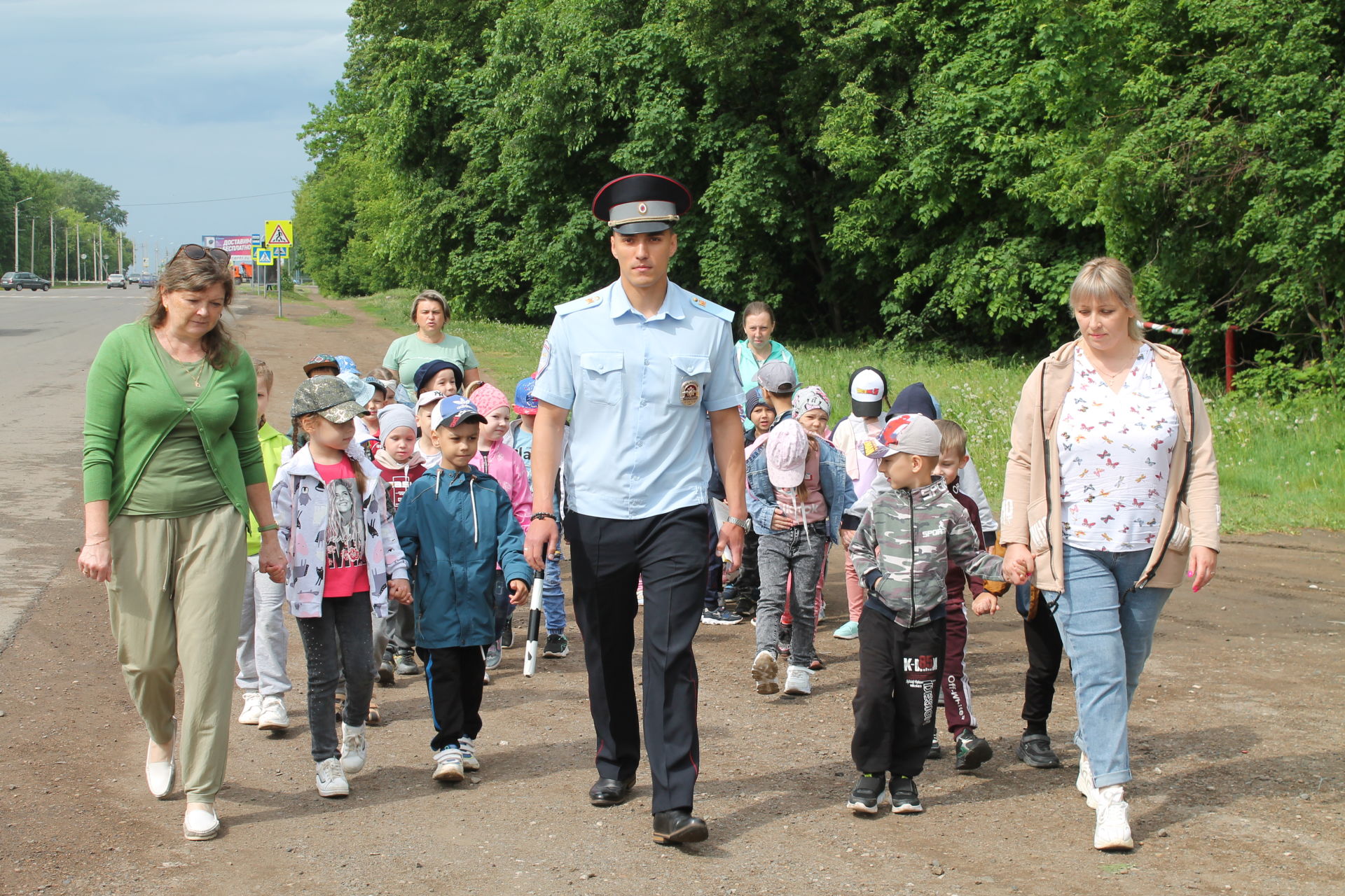 Чистопольские дошкольники участвовали в акции «Ребенок – главный пассажир»