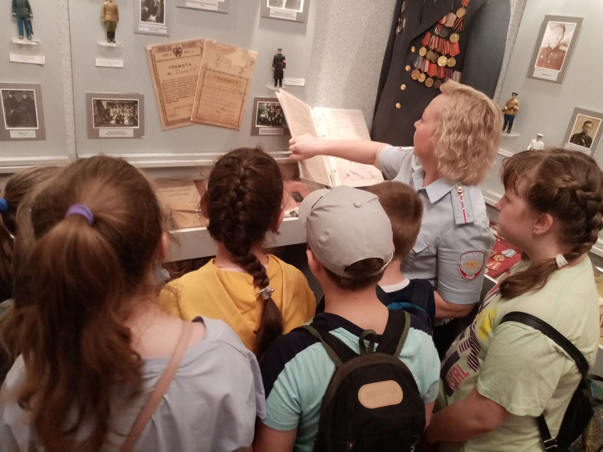 Детей пригласили в музей истории Чистопольской милиции