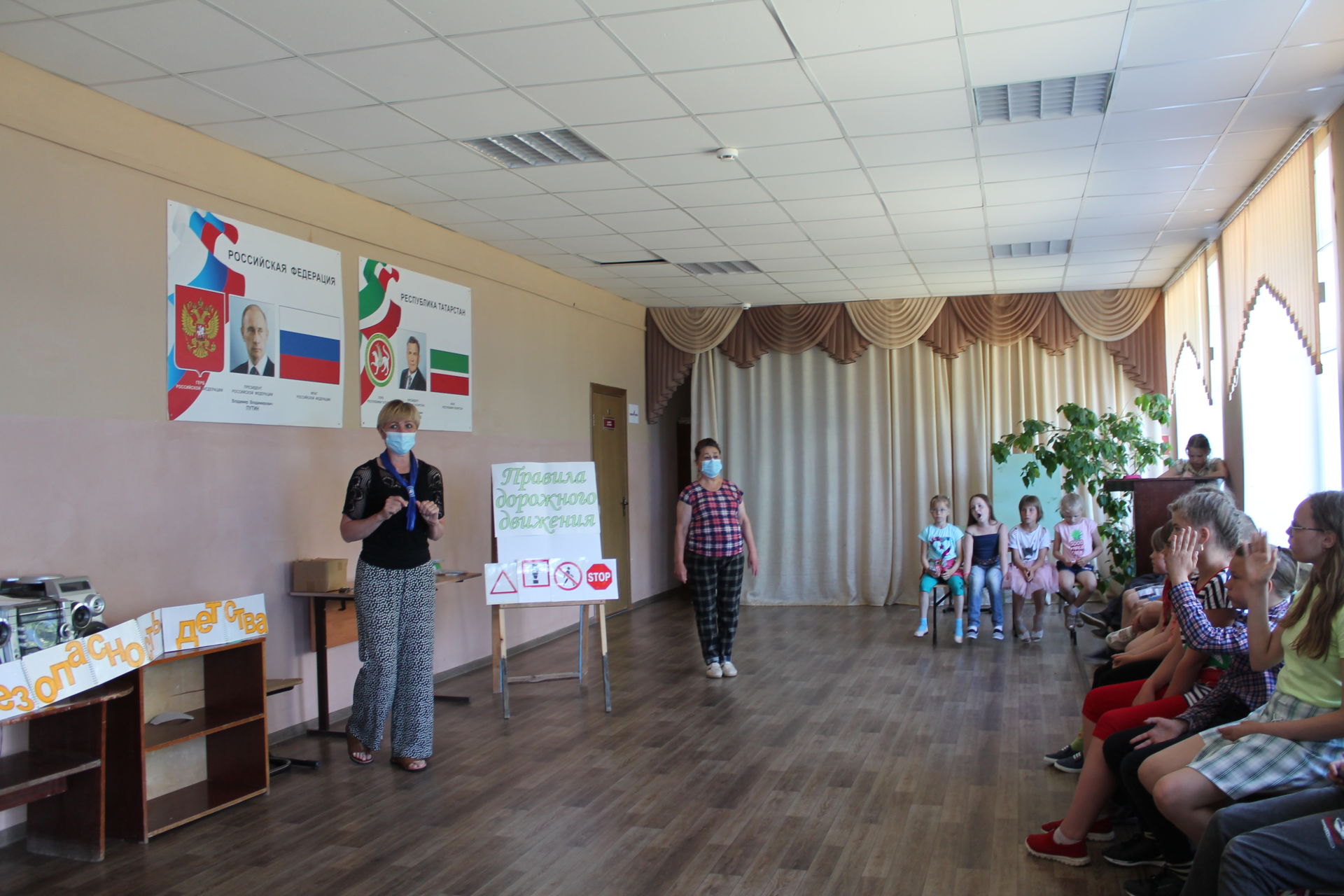 Юные жители чистопольского села закрепили знания ПДД