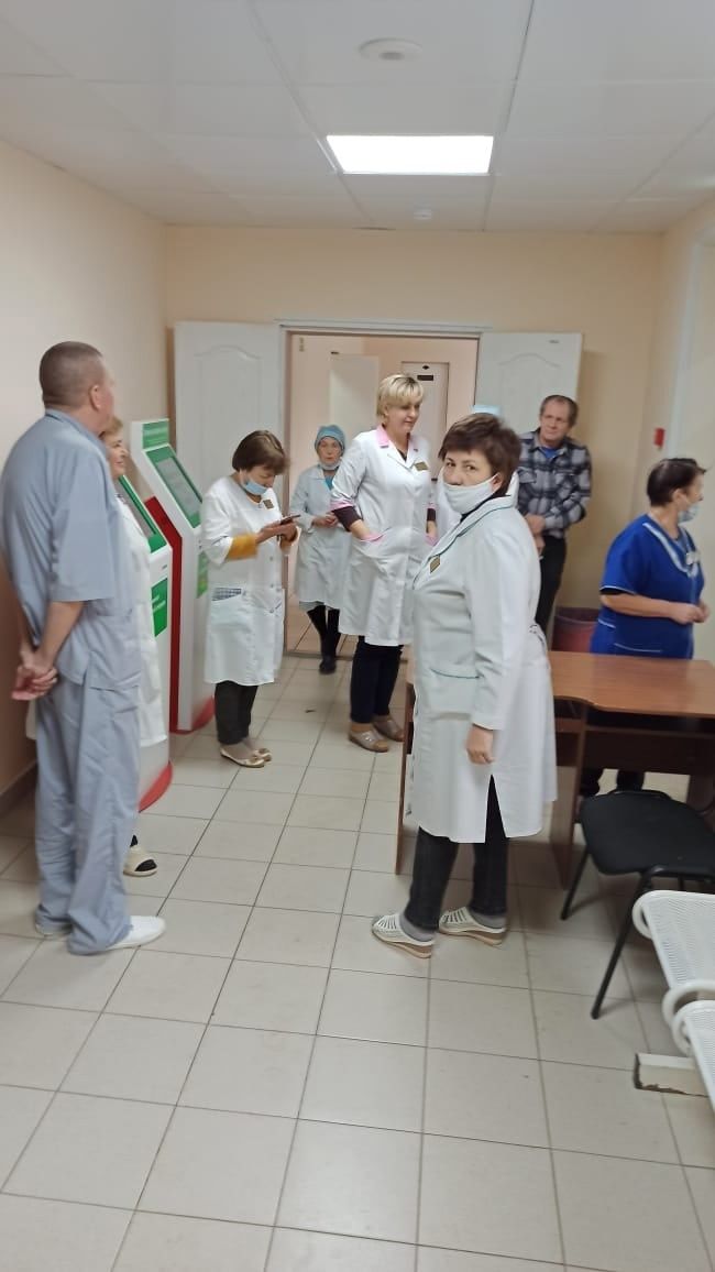В чистопольской стоматологической поликлинике прошла тренировка по действиям при возникновении пожара