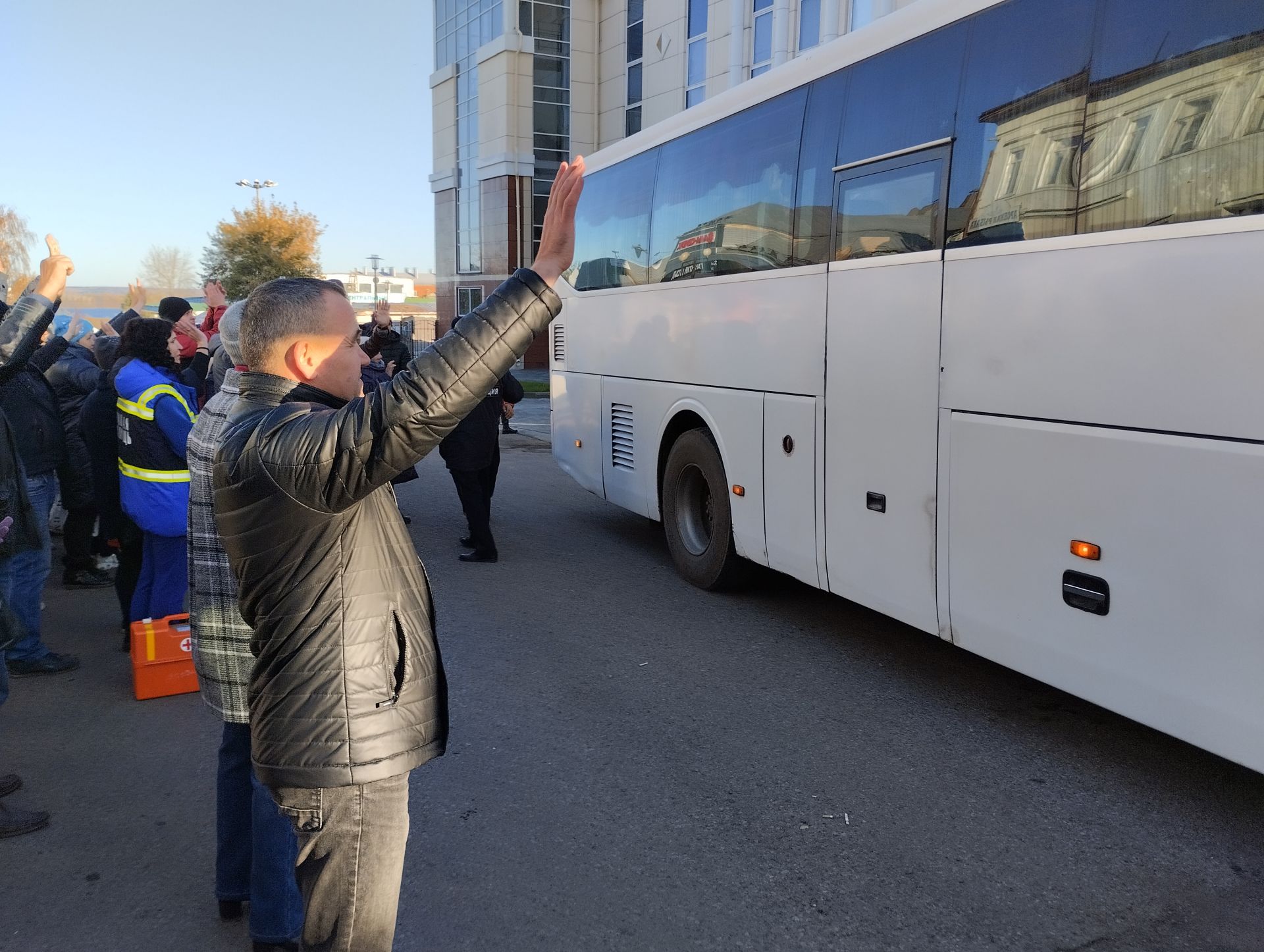 В Чистополе состоялась очередная отправка мобилизованных граждан