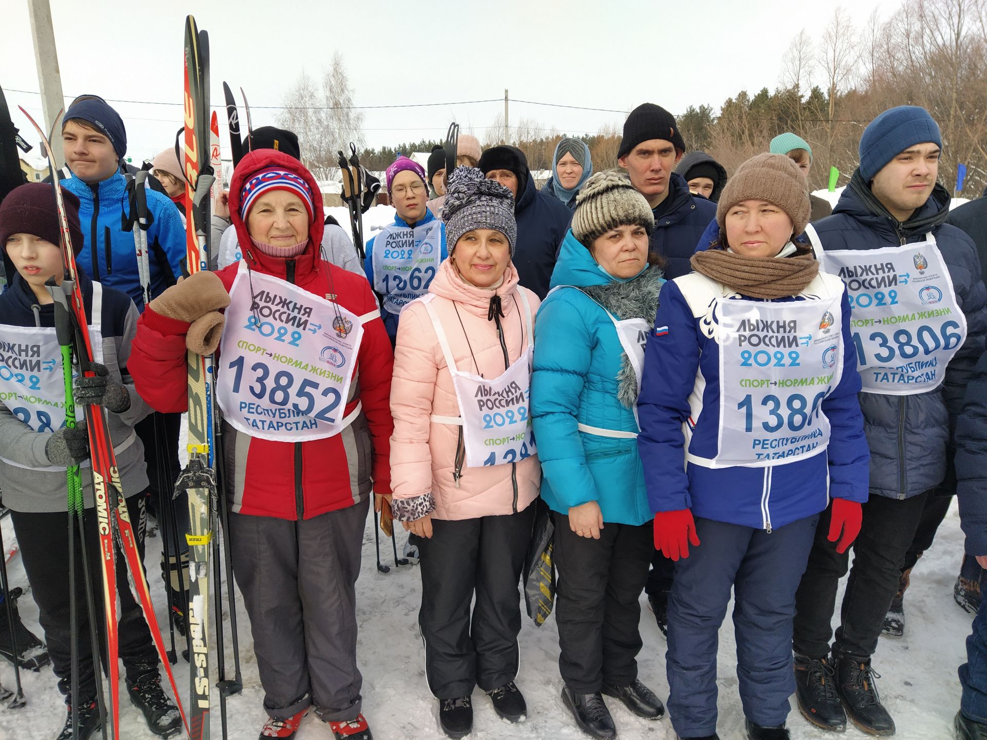 Более 100 чистопольцев приняли участие в «Лыжне Татарстана - 2022»