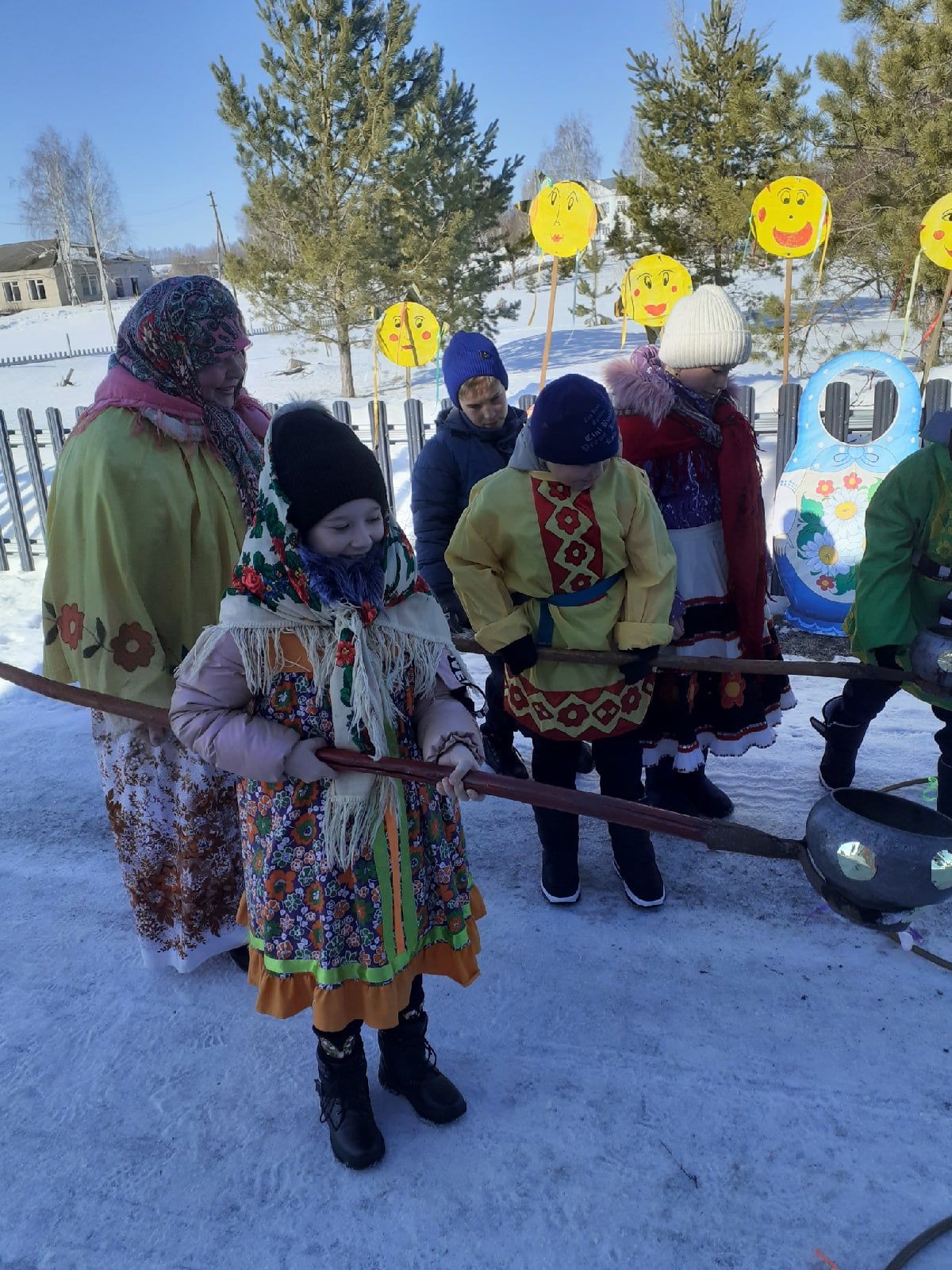 Детям из чистопольского села рассказали историю праздника Масленица