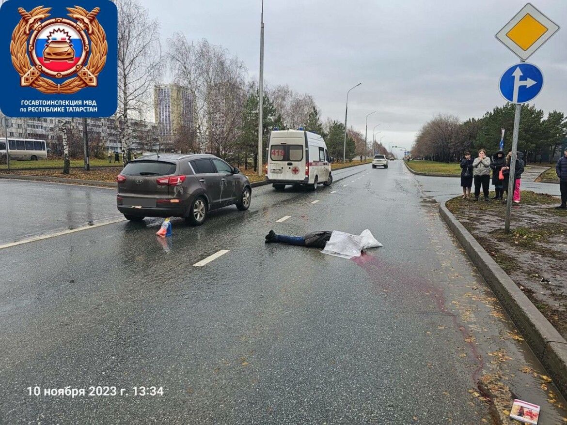 В Челнах насмерть сбили женщину-пешехода