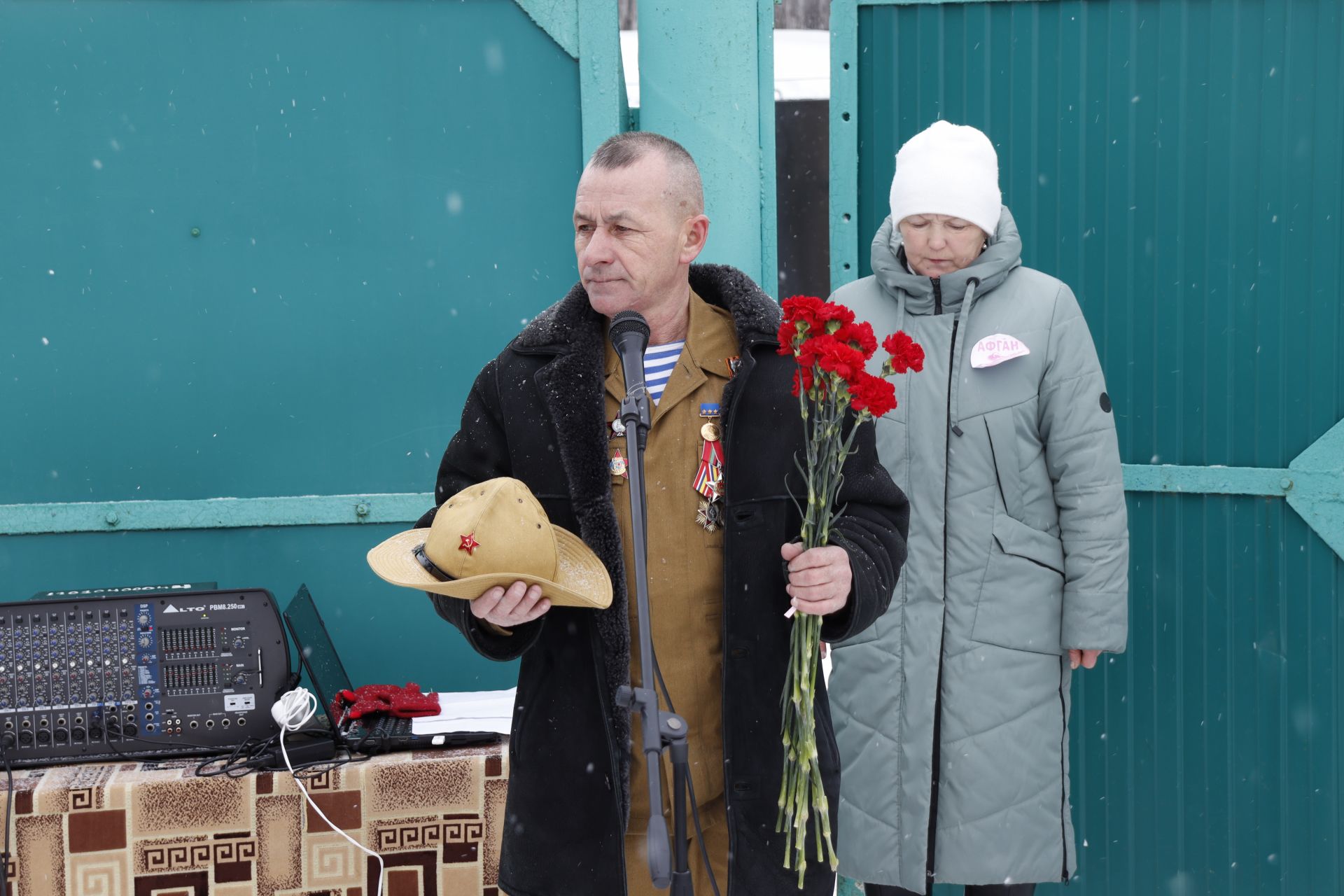 В селе Татарская Багана увековечили память воинов-афганцев (Фоторепортаж)