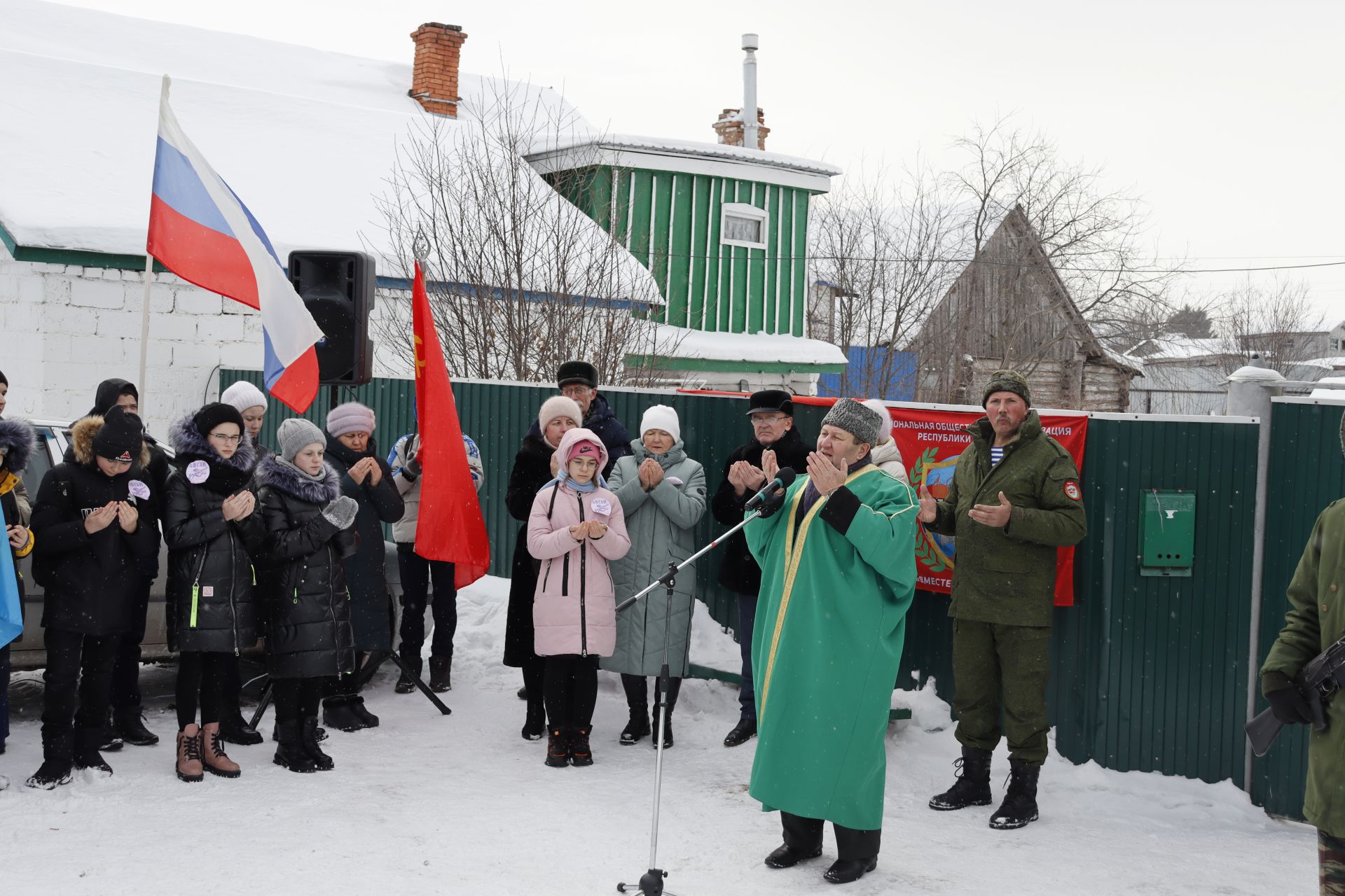 В селе Татарская Багана увековечили память воинов-афганцев (Фоторепортаж)