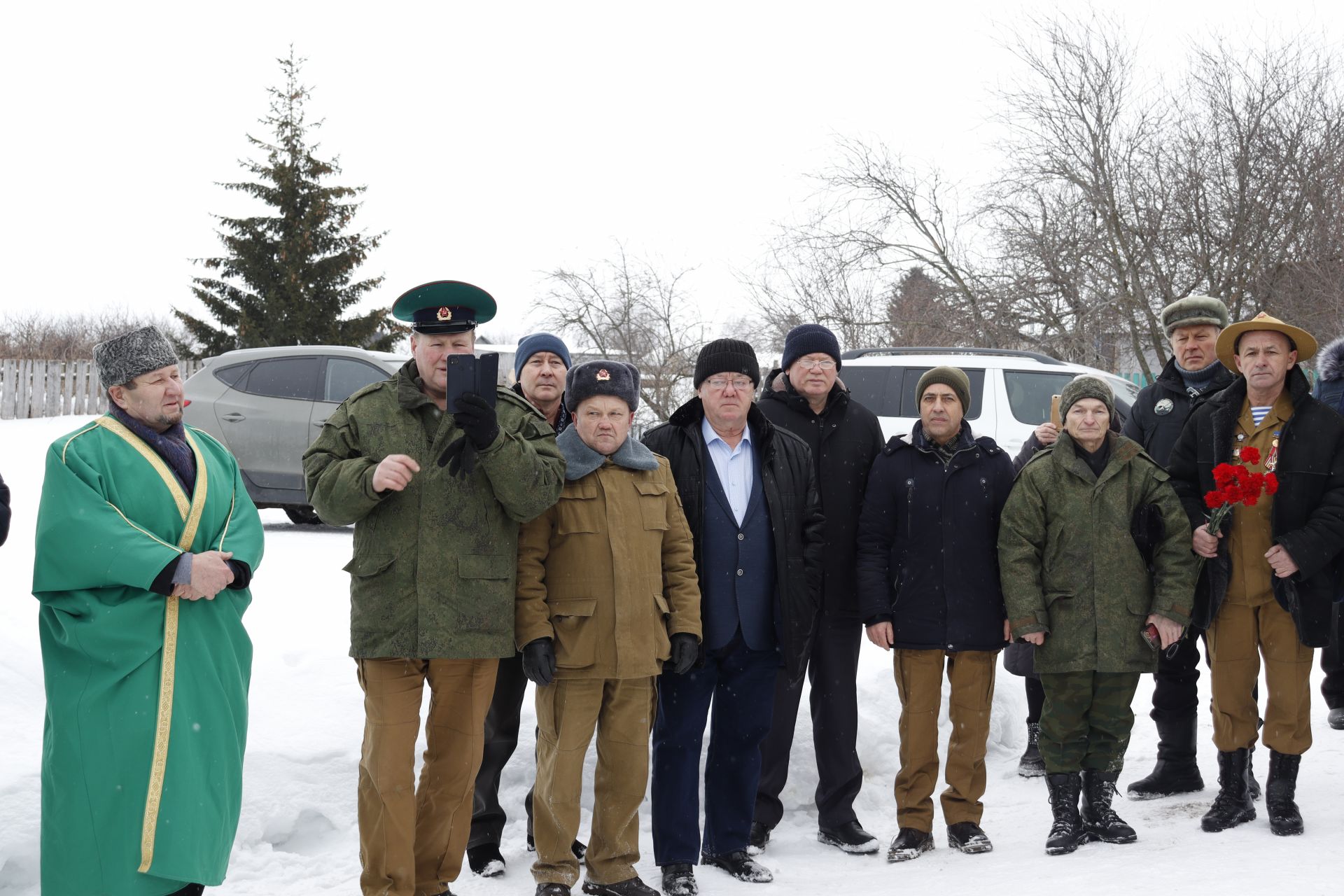 В селе Татарская Багана увековечили память воинов-афганцев (Фоторепортаж)