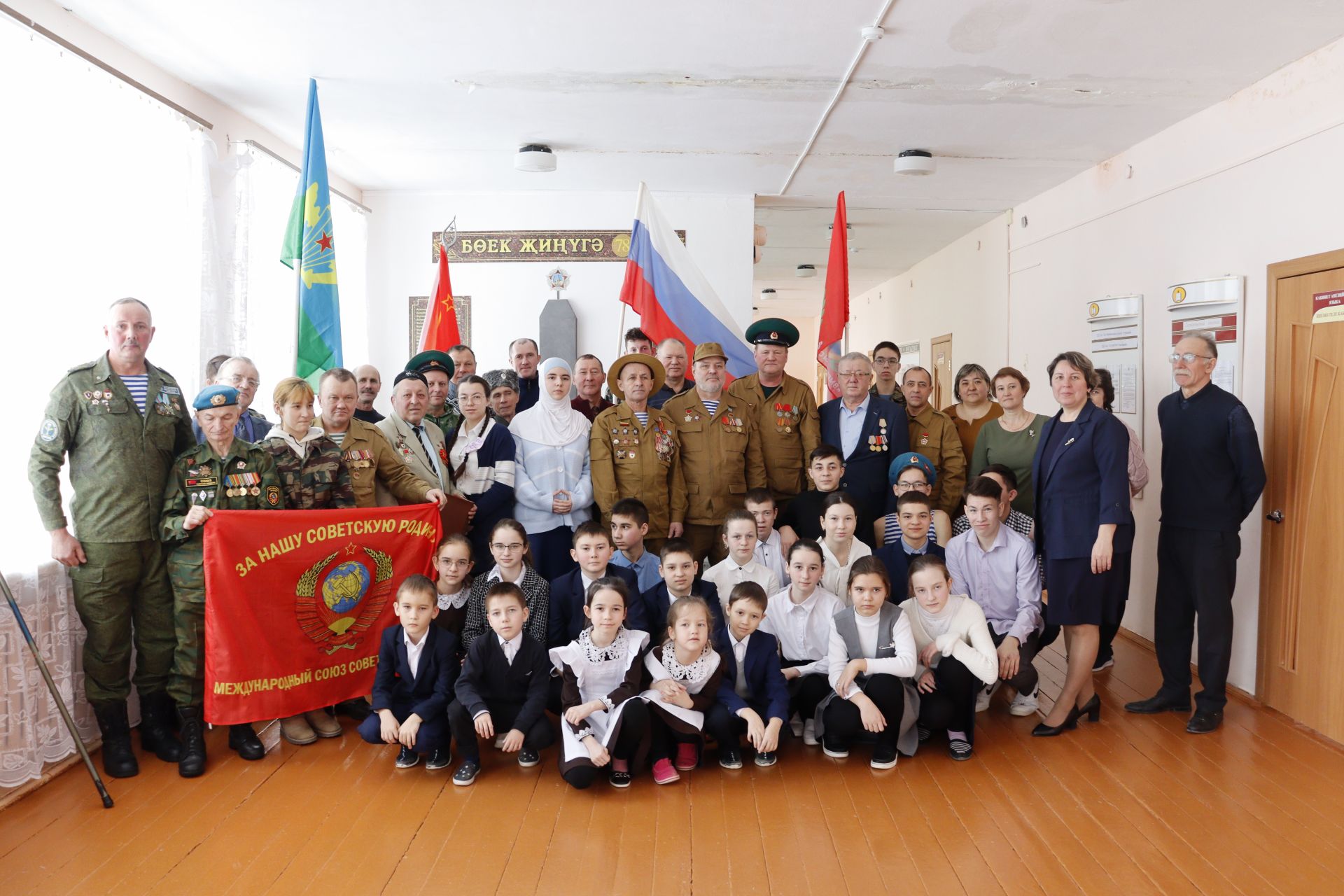 В селе Татарская Багана увековечили память воинов-афганцев (Фоторепортаж)