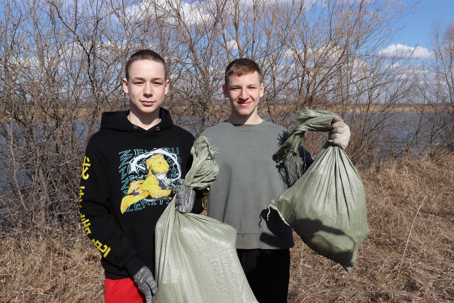 Более 15 мешков мусора собрали с территории чистопольского заказника