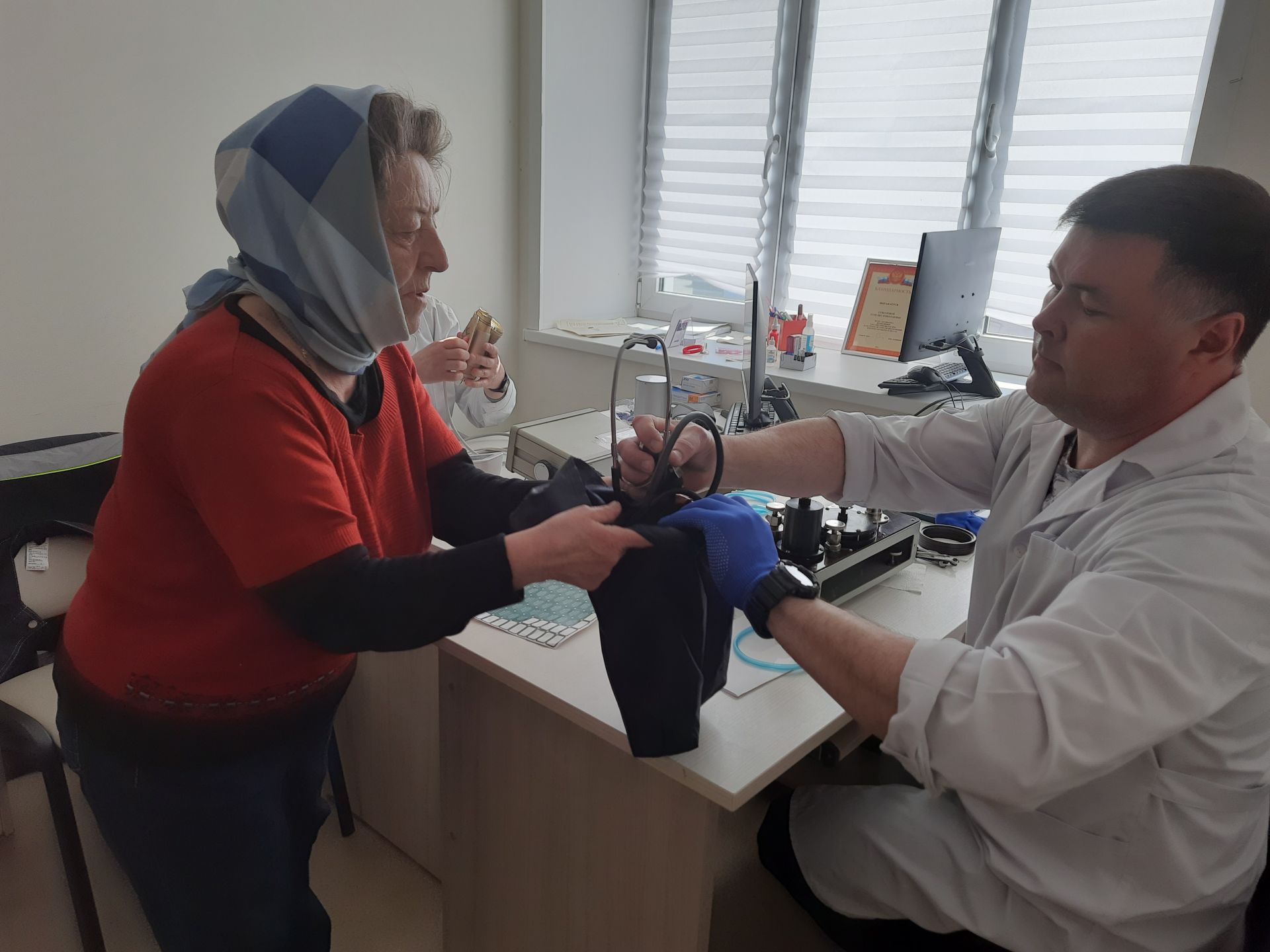 Жители Чистопольского района одними из первых проверили точность показаний тонометров