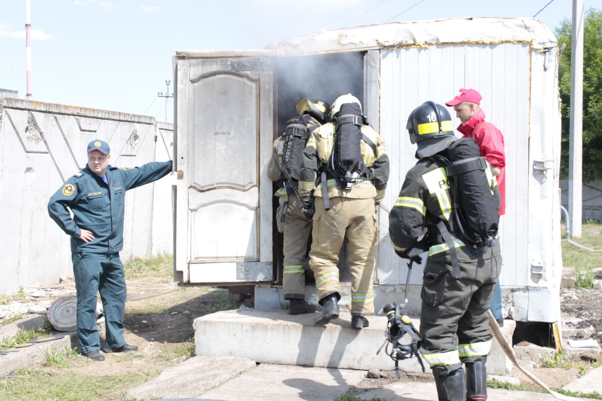 В Чистополе прошли республиканские соревнования пожарных