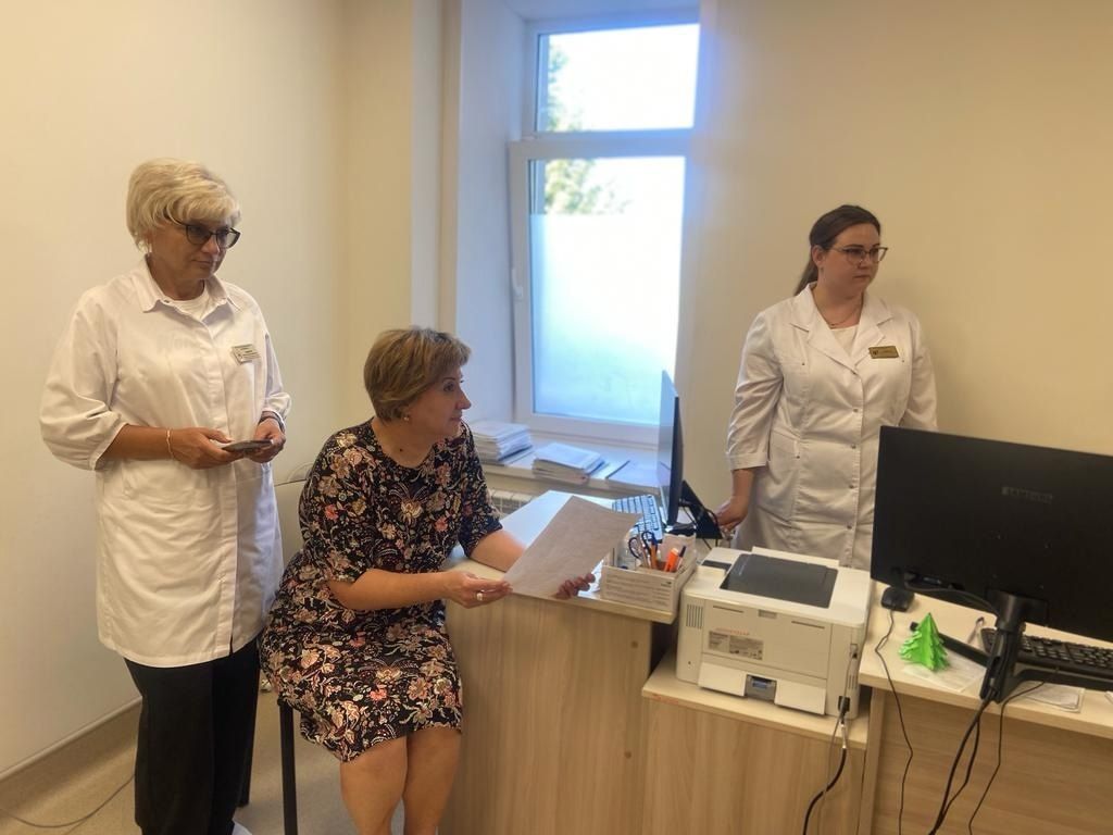 Эксперты из Казани с рабочим визитом посетили приемно-диагностическое отделение стационара Чистопольской ЦРБ
