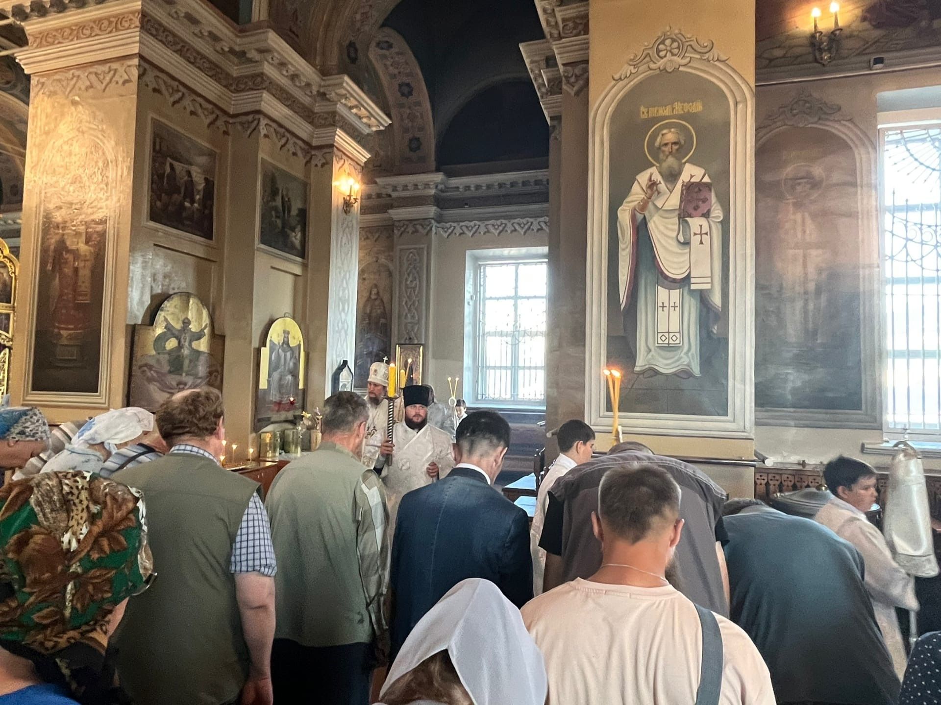 В канун Рождества Иоанна Предтечи епископ Пахомий совершил всенощное бдение в чистопольском соборе