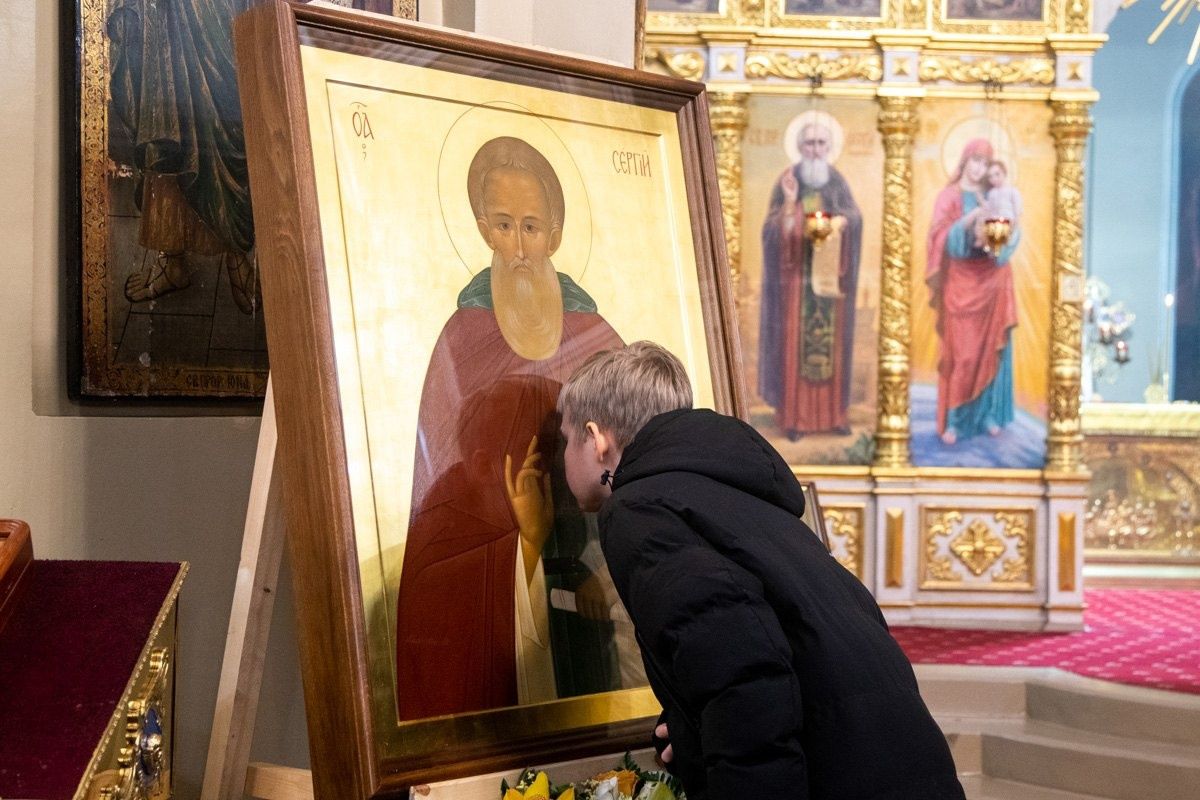 Для чистопольского собора написали икону преподобного Сергия Радонежского