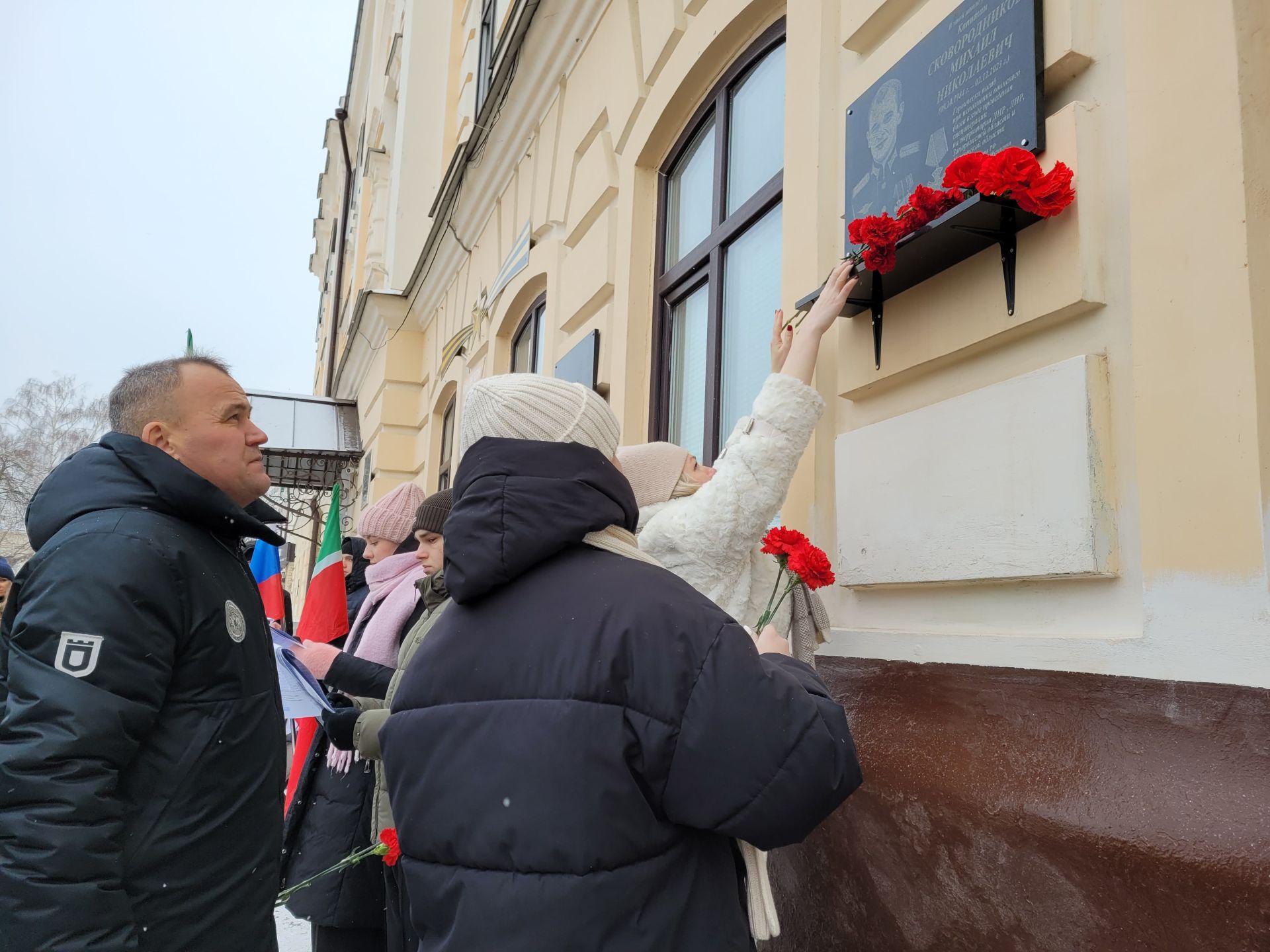 В Чистополе установили мемориальные доски участникам СВО